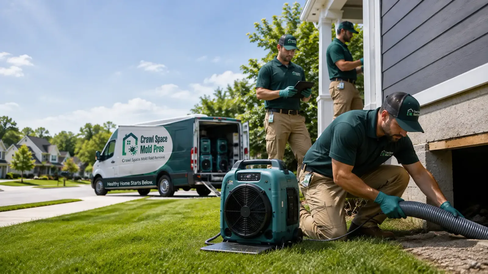 Crawl Space Mold Removal in Pewamo, MI